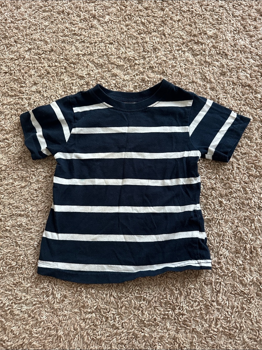 Garanimals Navy & White Striped Short Sleeve Tee